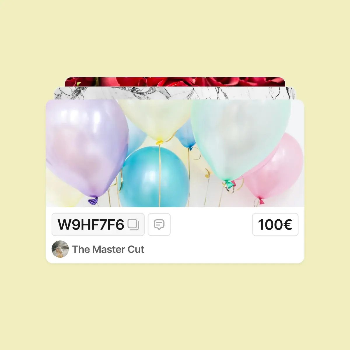 Gift card shop