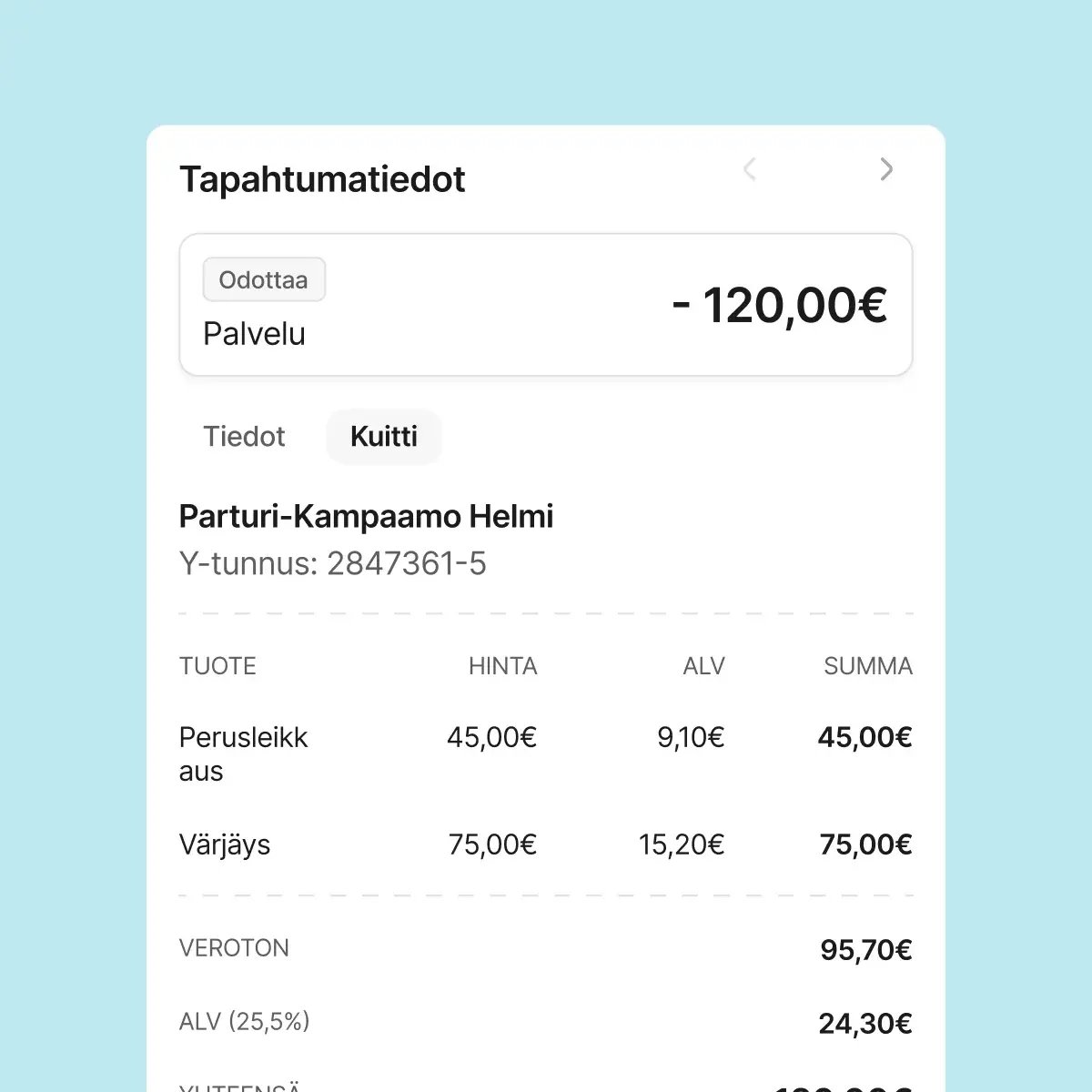 Kantakirjaus.fi integration